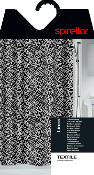 Dušikardin 180x200 cm Lines - Spirella-image-2