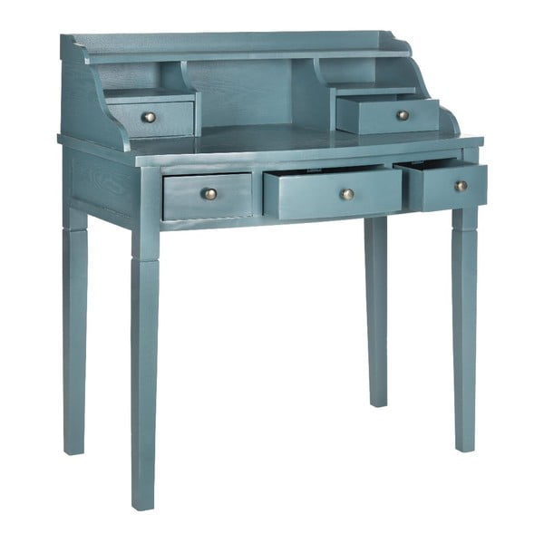 Modrý psací stůl Olivia Ocean