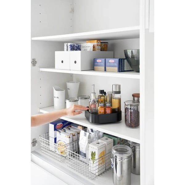 Pöörlev plastikust maitseainete hoidja Tower - YAMAZAKI-image-2