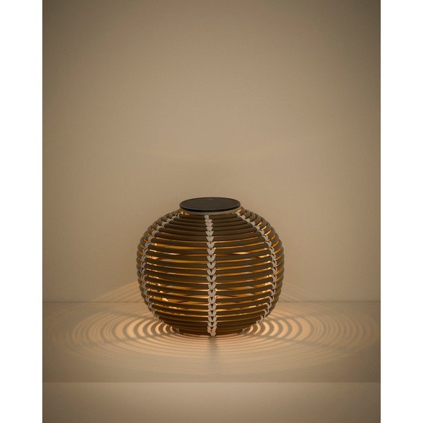 LED-laua-/kaasaskantav päikese-/USB-õuelamp ø 25 cm Garoina - Kave Home-image-2