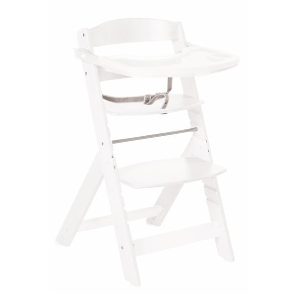 Bílá nastavitelná dětská židlička Roba Sit Up Super Maxi