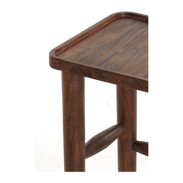 Akaatsia täispuidust diivanilaud 42x42 cm Qiano - Light & Living-image-4