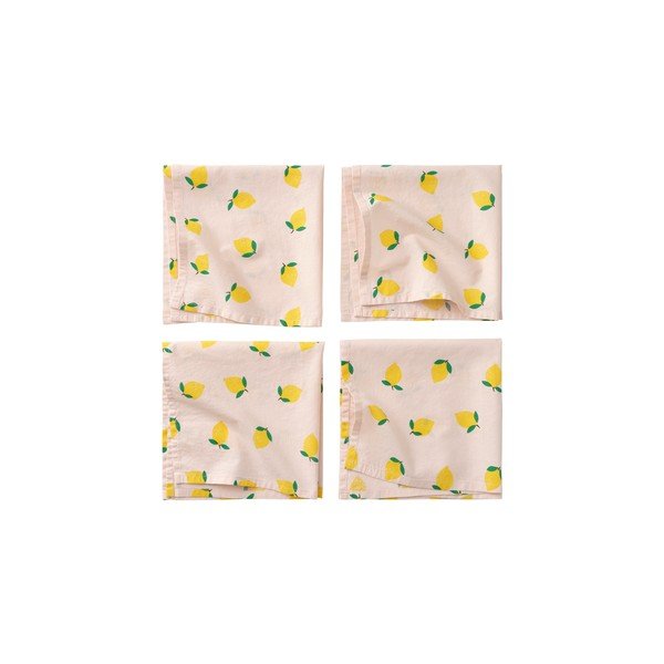 Salvrätikud komplektis 4 tk 40x40 cm Milly Fruit - Ellos Home