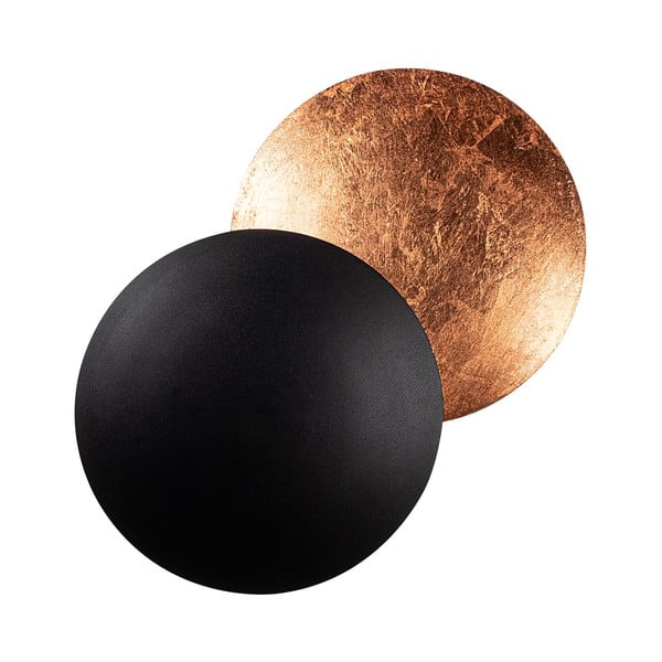 Must-vasevärvi LED seinavalgusti ø 25 cm Yosma - Opviq lights