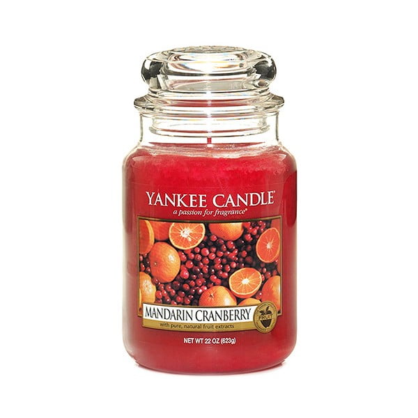 Lõhnaküünal Mandariin jõhvikaga, põlemisaeg 110 tundi Mandarin Cranberry - Yankee Candle