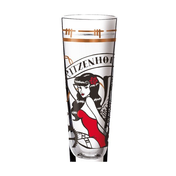 Set panáka z křišťálového skla a 5 podtácků Ritzenhoff Markus Binz, 50 ml-image-2