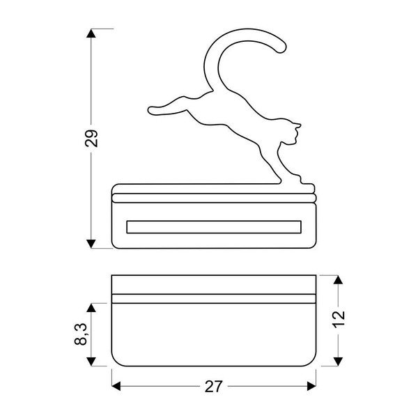 Must laste valgusti Cat - Candellux Lighting-image-3