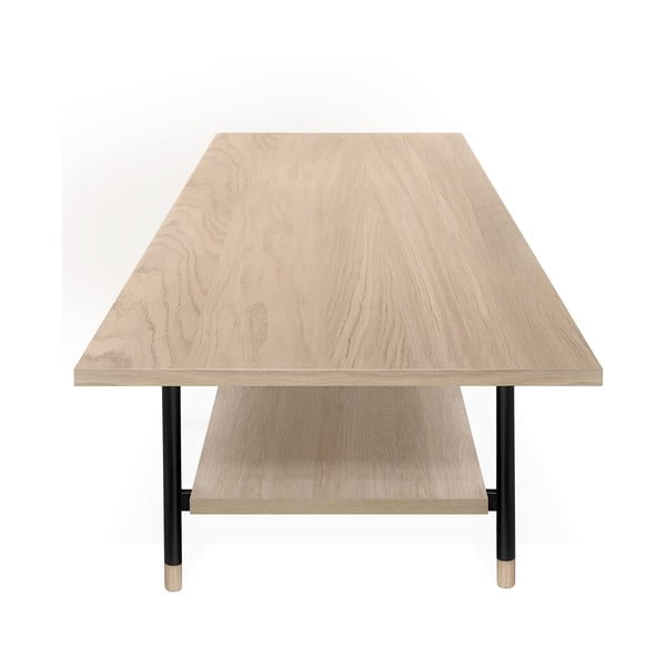 Naturaalset värvi tammepuidust kohvilaud 60x120 cm Jugend - Woodman-image-2