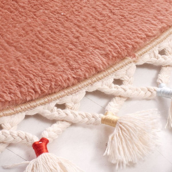 Pruun vannitoamatt ø 80 cm Tuft - Foutastic-image-4