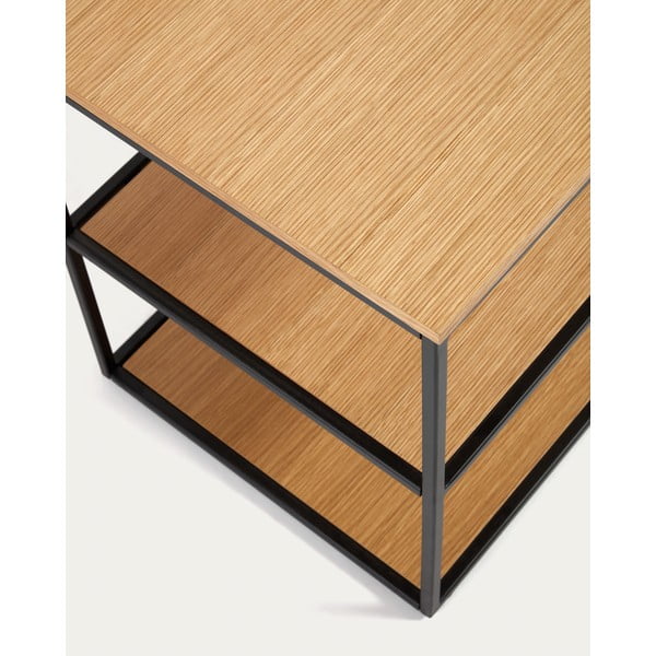 Must/loomulik telerilaud tammepuust 160x50 cm Yoana - Kave Home-image-2