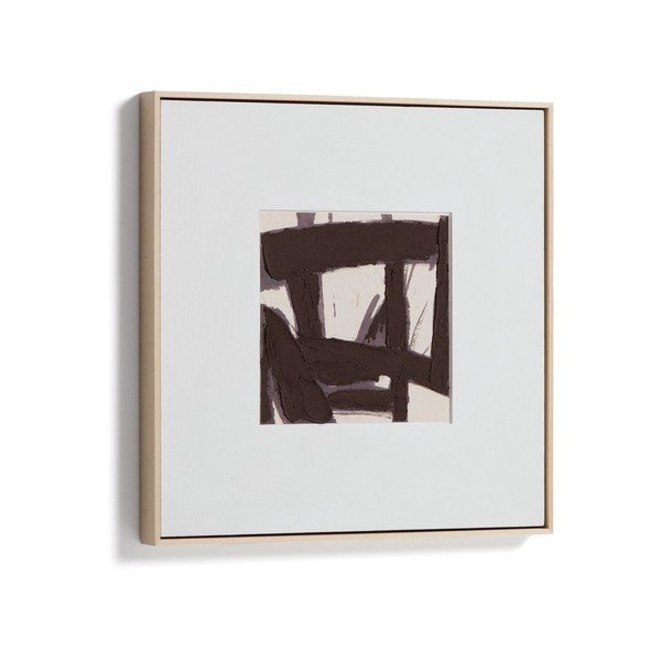 Käsitsi maalitud maal raamiga/lõuendil 60x60 cm Arilan - Kave Home-image-2