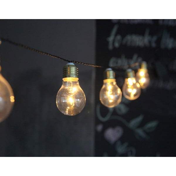 Valge LED valguskett, pikkus 1 m Glow - Star Trading-image-3