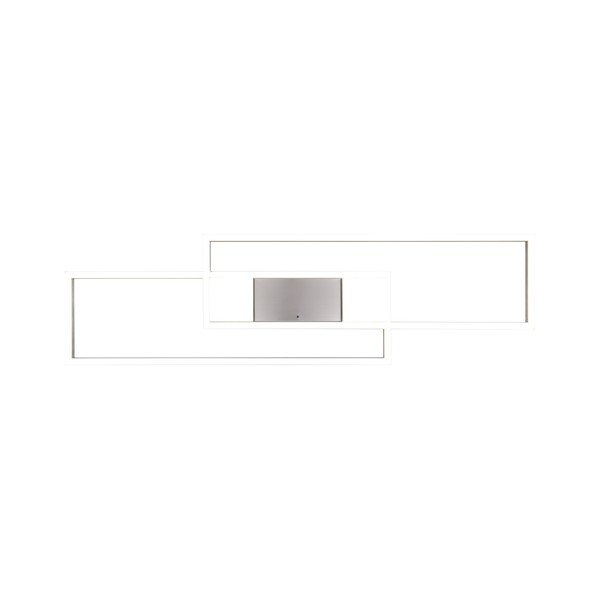 Hõbedane dimmerdatav LED laevalgusti koos kaugjuhtimispuldiga 28x100 cm Albany - Trio-image-4