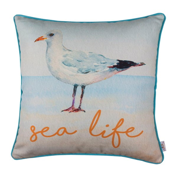 Pillowcase Mike & Co. NEW YORK Seagull Sea Life, 43 x 43 cm Honey - Mike & Co. NEW YORK