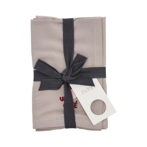 Tekstiilist salvrätikud 2tk komplektis 40x40cm Bistro - Södahl-image-2