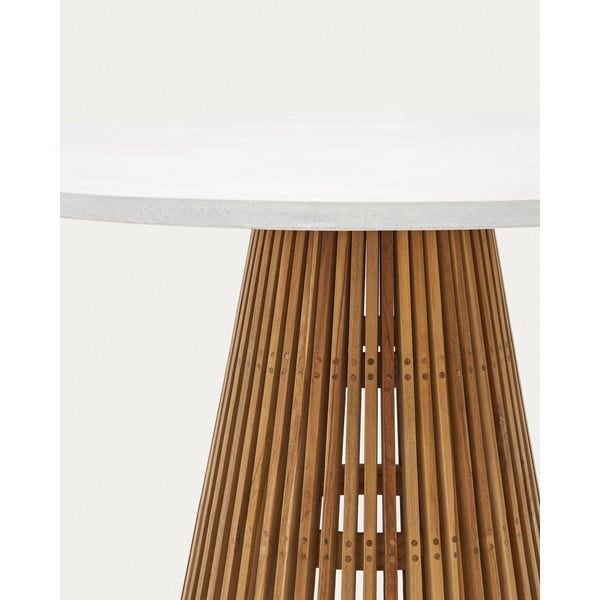 Ümmargune aia söögilaud ø 120 cm Alcaufar - Kave Home-image-2