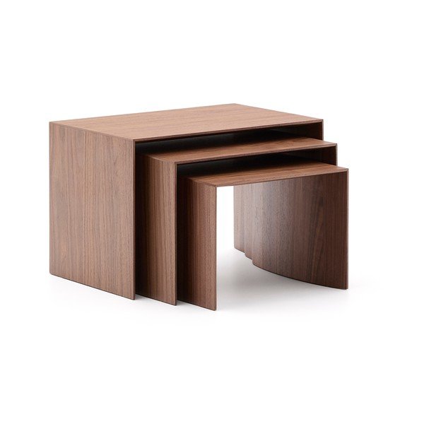 Pähklipuidu spoonist abilauad 3tk komplektis 40x60 cm Litto - Kave Home