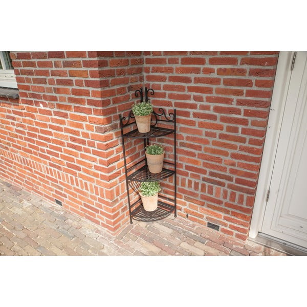 Must metallist nurgas kokkupandav lillestend - Esschert Design-image-4