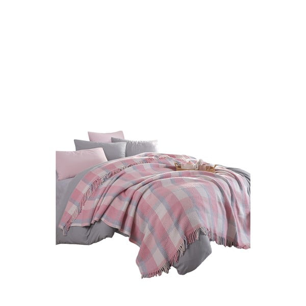 Roosa voodikate 180x220 cm Warm Soft - Mijolnir