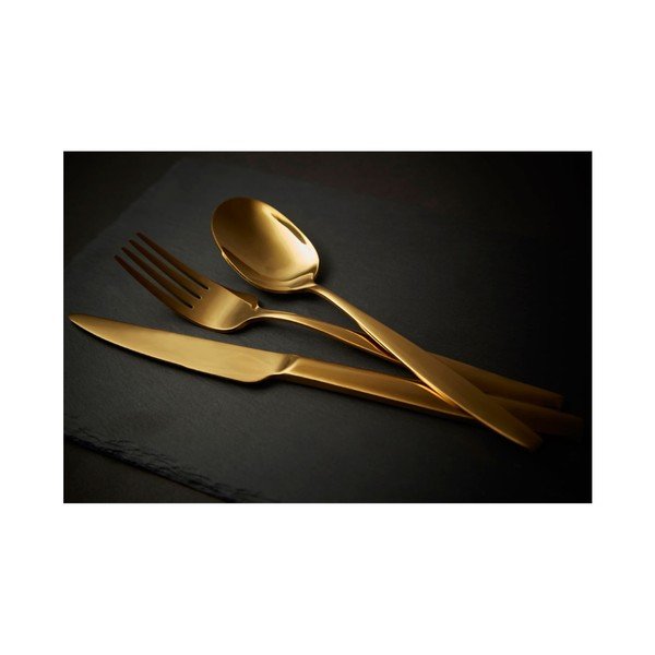 16 roostevabast terasest söögiriistade komplekt Aura Avie - Premier Housewares-image-1