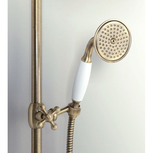 Pronks messingist dušikomplekt termostaatilise segistiga 142 cm Antea - Sapho-image-3