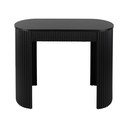 Must metallist konsoollaud 40x100 cm Estriado – Leitmotiv