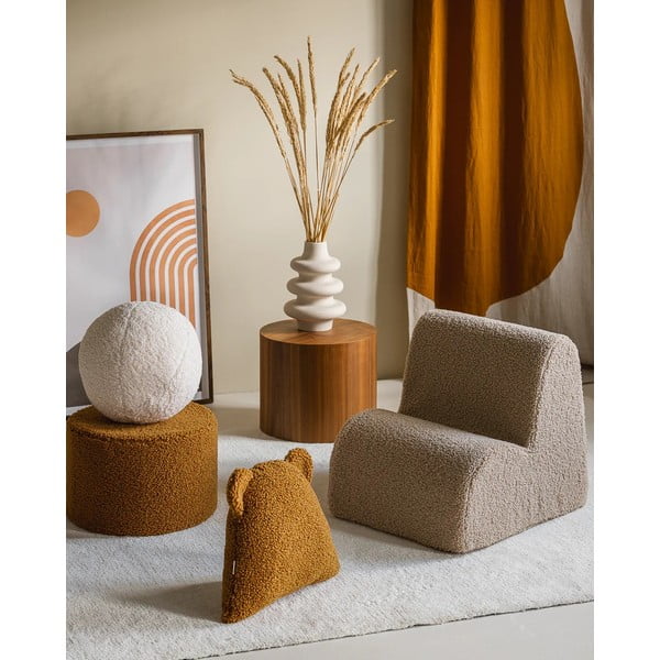 Pruun bukleekangast laste diivanipadi Bear - Wigiwama-image-3