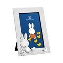 Hõbedane metallist seisuraam 7x10 cm Miffy - Zilverstad