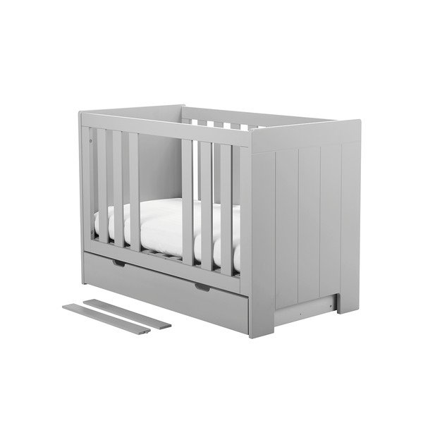 Šedá dětská variabilní postýlka Pinio Calmo, 140 x 70 cm-image-1