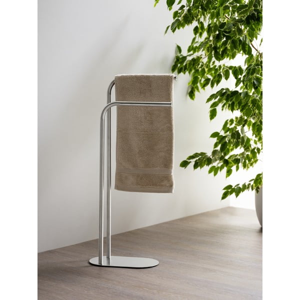 Matt hõbedane roostevabast terasest käterätikuivati Levante - Wenko-image-1