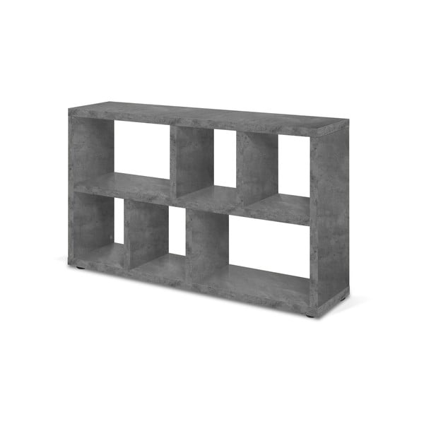 Hall raamaturiiul betooni dekooriga 150x83 cm Berlin - TemaHome-image-3