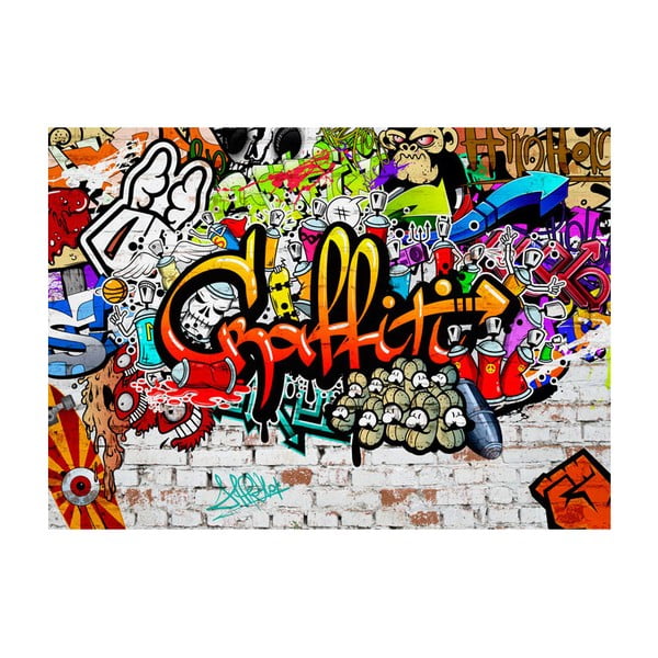 Suureformaadiline tapeet Bimago , 400 x 280 cm Colourful Graffiti - Artgeist