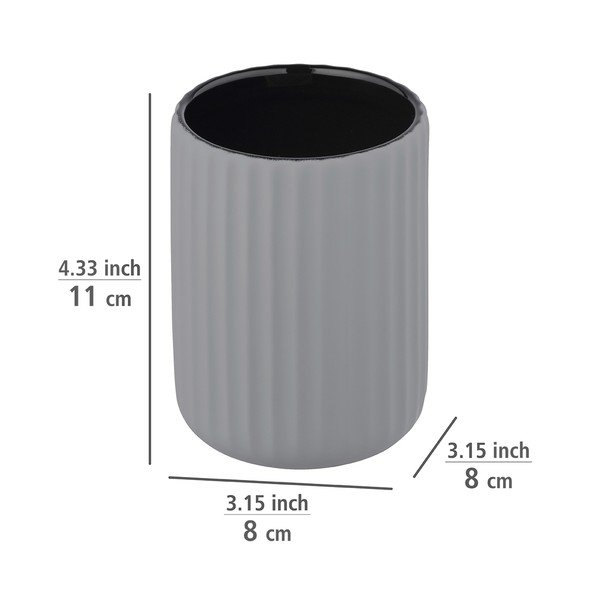 Hall keraamiline tass hambaharjade jaoks Belluno - Wenko-image-3