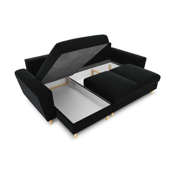 Must sametist panipaigaga nurgadiivanvoodi Kyoto - Cosmopolitan Design-image-2