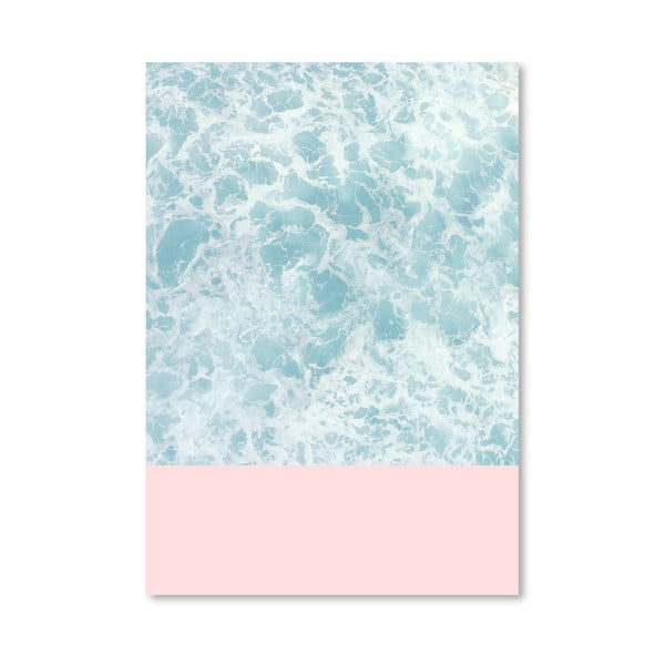 Plakát Americanflat Pink On The Sea, 30 x 42 cm