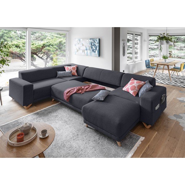 Must panipaigaga nurgadiivanvoodi (vasak nurk/"U" kujuline) Classy Sophie – Miuform-image-4