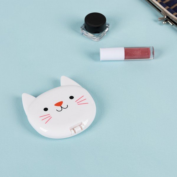 Kosmeetiline suurendav peegel 7,5x8 cm Cookie the Cat - Rex London-image-1