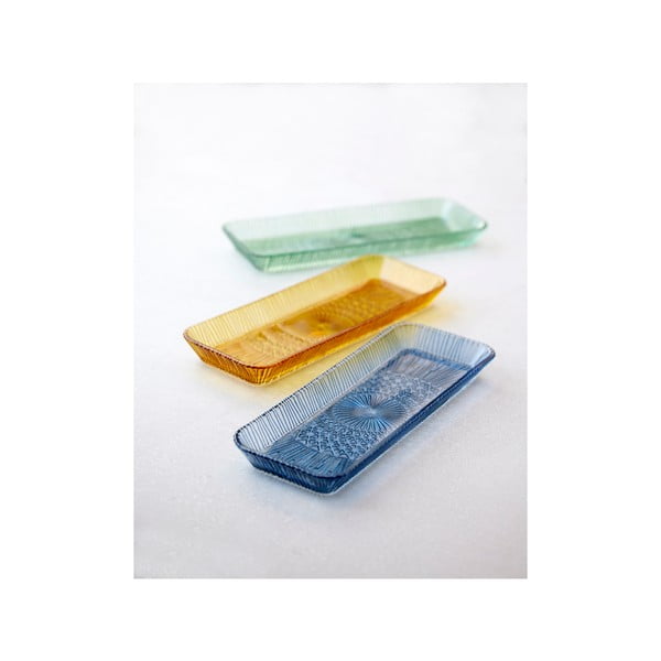 Oranž klaasist serveerimistaldrik 14x38 cm Kusintha - Bitz-image-3