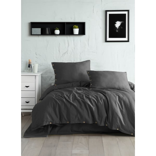 Tumehall Renforcé puuvillast voodipesu üheinimesevoodile 140x200 cm Como Striped - Mila Home Luxury