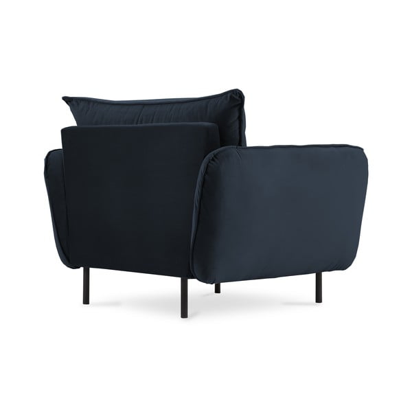 Tumesinine sametne tugitool Vienna - Cosmopolitan Design-image-3