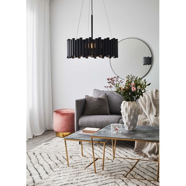 Must rippvalgusti metallvarjuga – Markslöjd-image-1