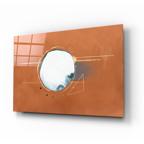 Klaasimaal Kaneel, 72 x 46 cm Abstract - Insigne