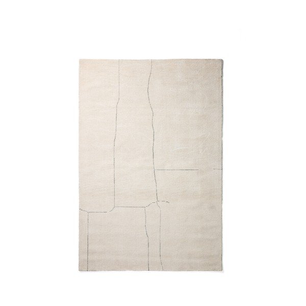 Kreemikas käsitsi kootud puuvillasegu vaip 230x160 cm Lisdan - Kave Home