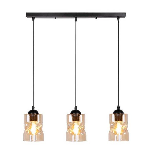 Must rippvalgusti klaasist lambivarjundiga 10x62 cm Felis - Candellux Lighting-image-2