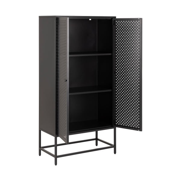 Must metallist riidekapp 80x160 cm Newcastle - Actona-image-3