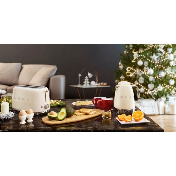 Kreem roostevabast terasest veekeetja 1,7 l Retro Style - SMEG-image-4