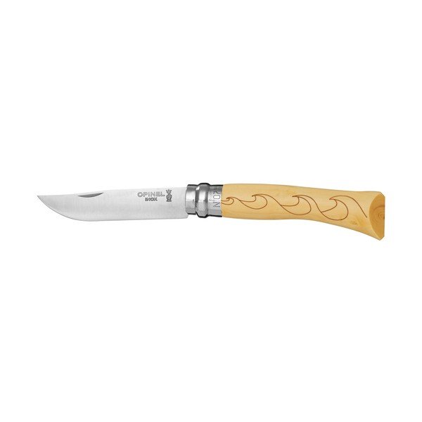 Zavírací nůž se vzorem vln Opinel Nature N°07