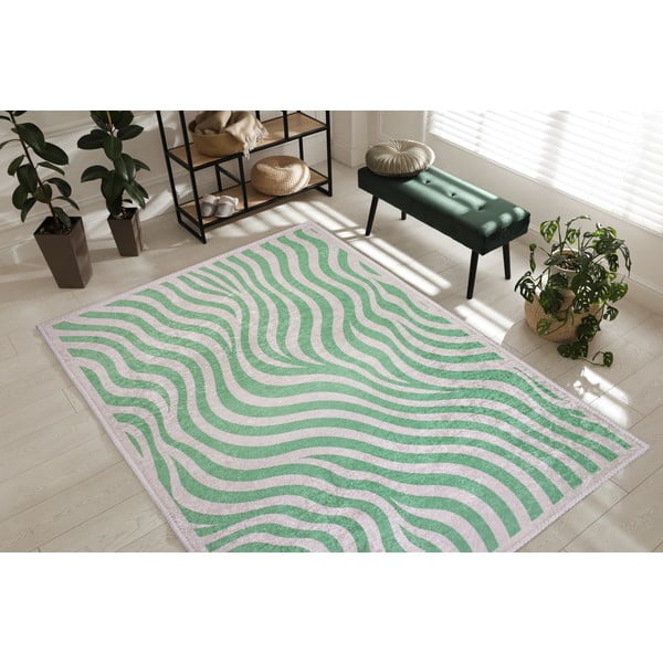 Roheline pestav vaip 160x230 cm Green Zebra - Vitaus-image-1
