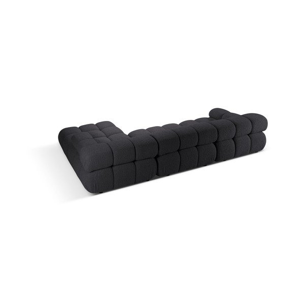 Antratsiitne bukleekangast modulaarne nurgadiivan (parem nurk) Bellis - Micadoni Home-image-4