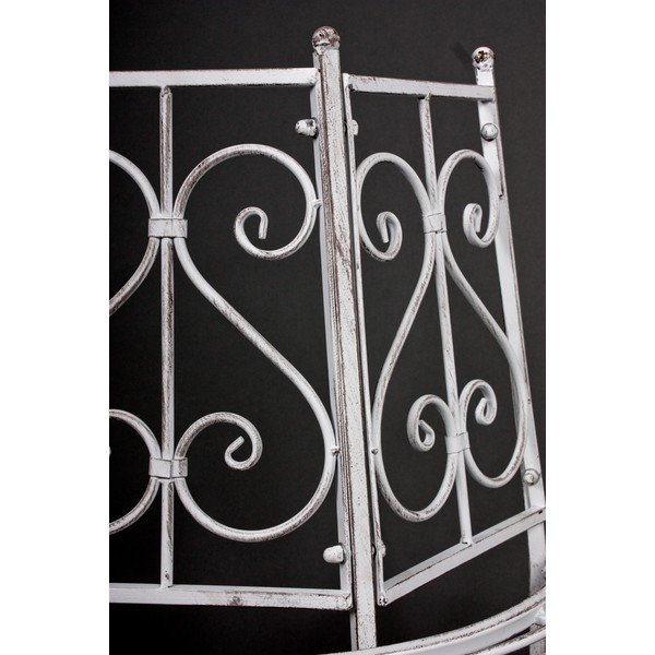 Valge metallist aiapink Varda - Garden Pleasure-image-2